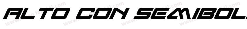 Alto Con SemiBold字体转换